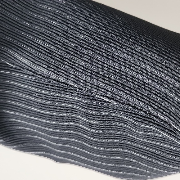 Vintage Versace Jeans Couture Knit Pinstripe Stretch Trouser Pants - Picture 2 of 11